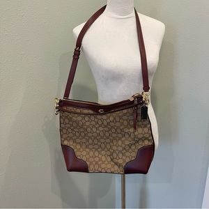 *Coach Signature Ivie Hobo Bag